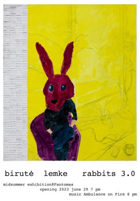 Birute_Lemke_Rabbits_3_0_2023_summer_exhibition_Fantomas_Poster
